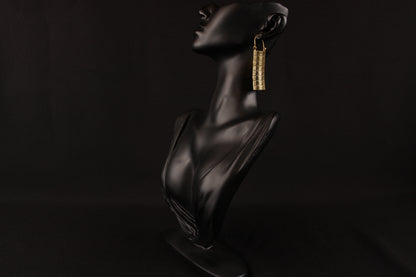 Zuni Gold Earring