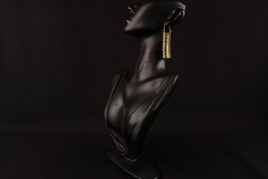 Zuni Gold Earring