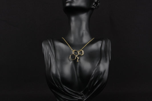 Ketamine Molecule Necklace