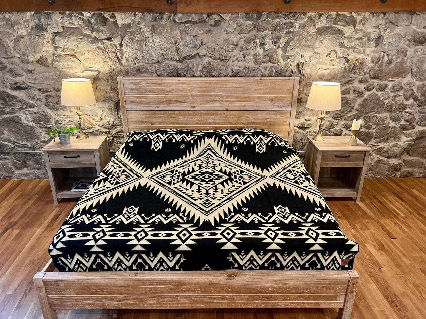 Inca Cross King Size Blanket | Alpaca