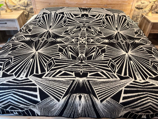 Crystals King Size Blanket/ Alpaca
