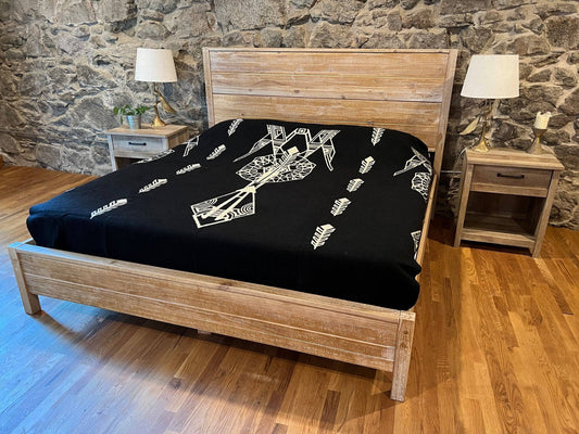 Arrow King Size Blanket/ Alpaca