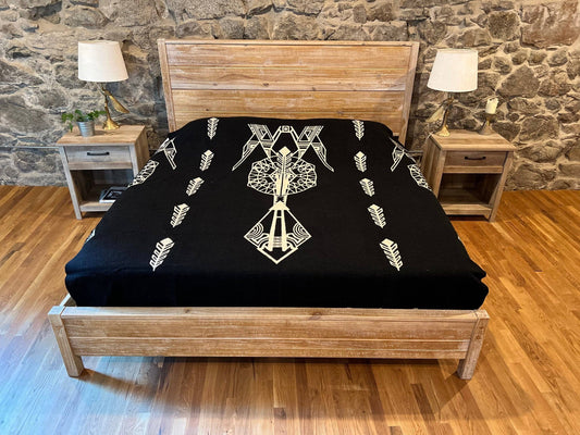 Arrow King Size Blanket/ Alpaca