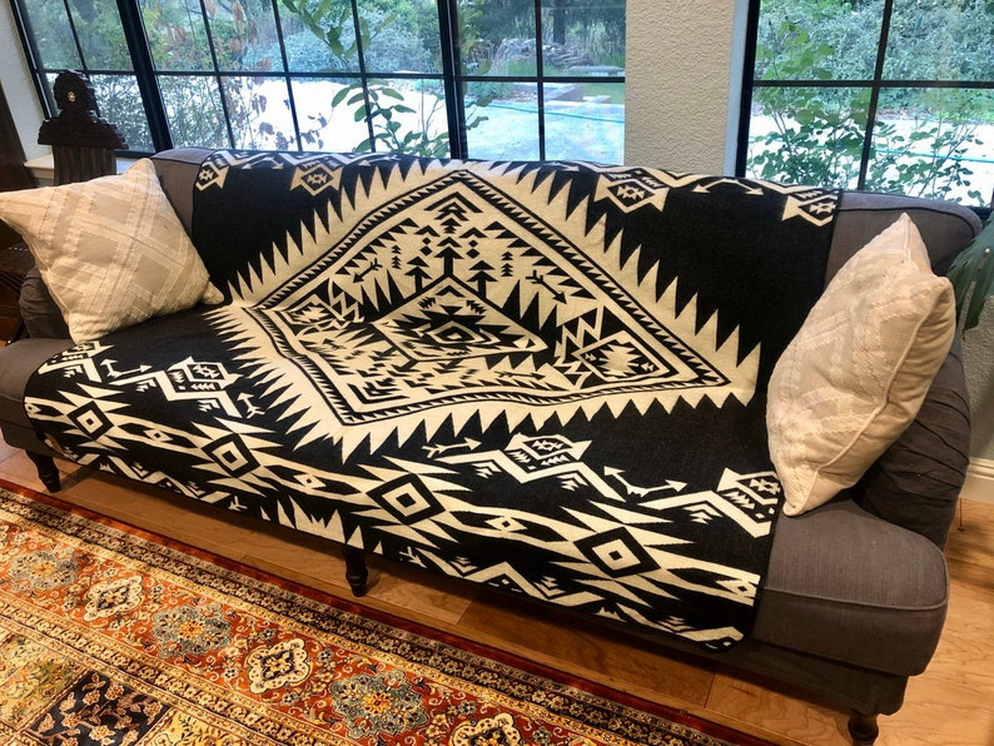 Inca Cross Throw Blanket |Alpaca