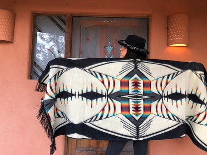 Rainbow Shawl | Alpaca